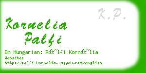 kornelia palfi business card
